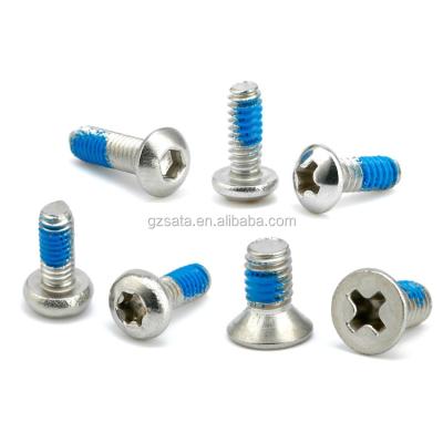 China Pan Custom Thread Locking Screws with Nylon Patch for sale