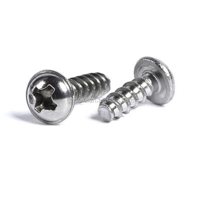 China Pan Washer Stainless Steel 304 Quart Thin Threaded Tapping Screws Pan Washer Head Phillips Self For Plastic for sale