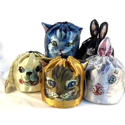 China Japanese popular fashional fashion cotton ladies handbags women animal cross - body bags kids bag for sale