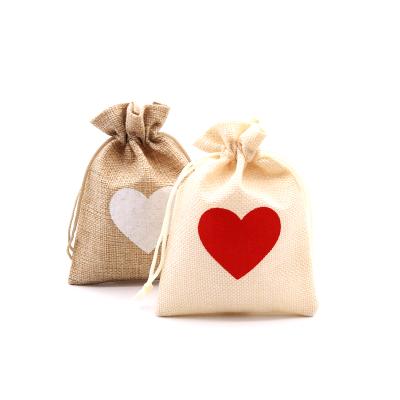 China 2022 Recyclable Wholesale San Valentines Day Decoration Gift Jewelry Bag Packaging for sale