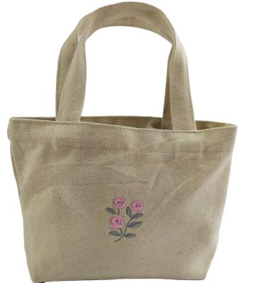 China Sa8000 China factory natural color cotton dust bag handled natural cheap price with embroidery logo shopping packaging bags with logos for sale