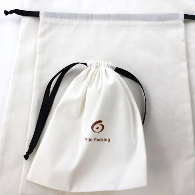 China Drawstring On Stock Small Large Drawstring Medium Gift Pouches Organic Cotton Pouch Bags for sale