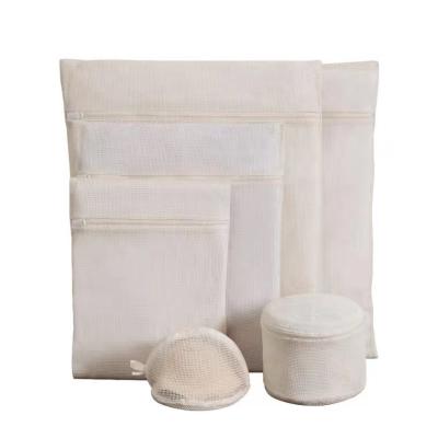 China Hotel Laundry Bag Travel Wash Eco-Friendly Home Industrial Hot Custom Made Polyester Mesh Polyester Lsundry Bags For Washing Machines for sale