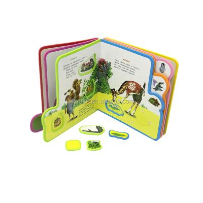 China Cute Different Shape Custom Design English Kids Learning Eva Book Customized Size Printing for sale