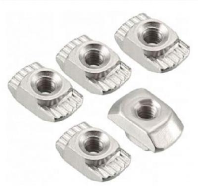 China High Quality General Industry Parts T Nuts Hammer Nuts For Aluminum Profile 4545 Series for sale