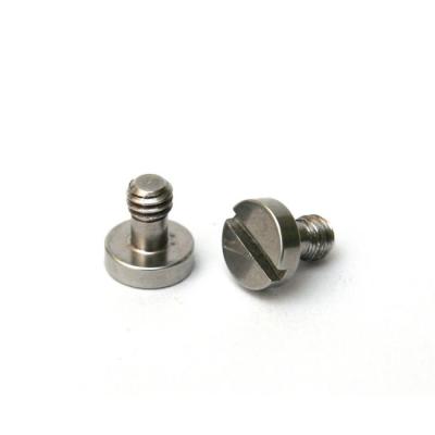 China Slotted Screw Stainless Steel Captive 1/4 Hidden Camera Screw for sale