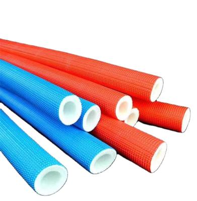 China Househould underfloor heating system parts hot and cold water foam pipeline OEM PEP pipe insulation pipe insulation ultra-thin underfloor heating tube for sale