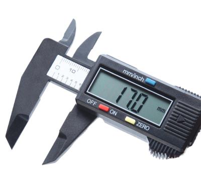 China Measuring Inner Diameter Digital Vernier Caliper Range Digital Caliper 0 6 Inch Electronic Black Colors 0 100 150mm Case OEM Packing Plastic Support Type for sale