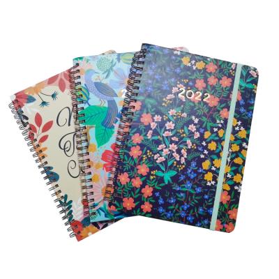 China Free Sample Low MOQ A5 B5 Journal Planner Custom Print Stationary Wholesale Hardcover Eco-Friendly Paper Spiral Notebooks for sale