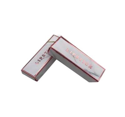 China Recycled Materials Luxury Cosmetic Product Custom Boxes Folding Box Lipstick Packaging for sale