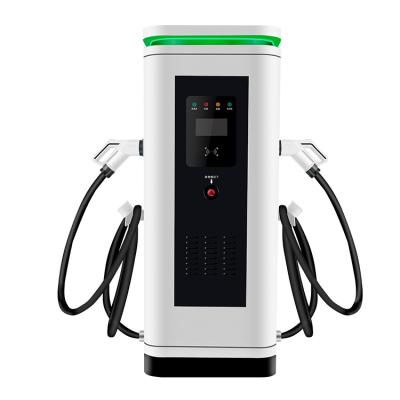 China commercial electric vehicle CCS1 CCS2 CHAdeMO GB 60 80 90 120 150 kilowatt dual plug DC EV charging station OEM DC EV fast charger SNDCP for sale