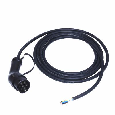 China Phev Iec62196 Ev Charging Cable SNOBQXAC Gun Plug Mennekes Type2 AC 16A 32A 1 High Quality 3 7 Phase 11 22 KW Mennekes for sale