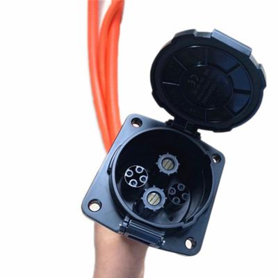 China High Quality Manufcaturers CHAdeMO DC 200A 3 Phase Plug Gun Iec62196-3 Ev Charger Charging Plug SNOBCZAV for sale