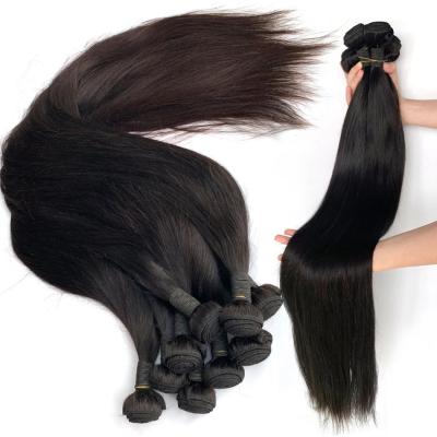 China Hair Extensions Bundles; Closures Wholesale Mink Peruvian Cuticle Aligned Human Hair10a Double 30 3 4 Straight Bundles 28 Grade Hair Weave Weave Extension for sale