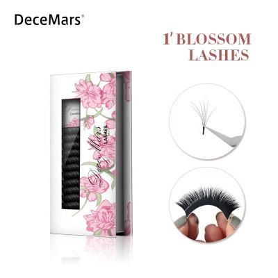 China Natural Soft High Quality Individual Eyelash Extension Mink Strip Eyelashes W Volume Fan Eyelash Extension for sale