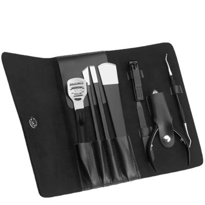 China Durable Custom 8 Pcs Stainless Steel Manicure Pedicure Set Nail Tools All In One Multifunctional Care Set for sale