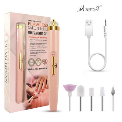 China Electric Strong Power Five-in-One Rechargeable Portable Electric Nail Tool Nail Drill for sale