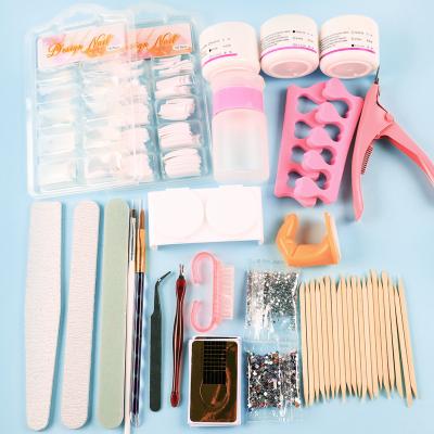 China Nail Art Kit Decoration Tools Manicure Nail Art Beauty Acrylic Glitter Powder Set Nail Kit for sale