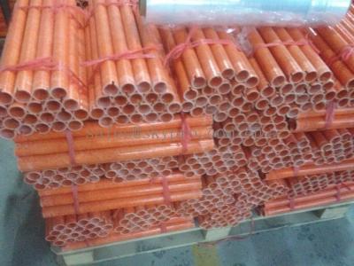 China OEM/ODM FRP Fiberglass reinforced plastic pipe / tube , CR XCR VE Type for sale