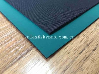 China ESD Antistatische Lijst Rubbermat voor Worktable/Groen Rubberlijstblad voor Productielijn Te koop