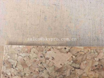 China Stoffering Eco - Vriendschappelijke Leercork Rubberbladen Decoratieve Cork Raad Te koop