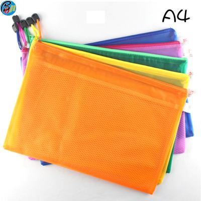 China Wholesale Factory Price Waterproof Document Plastic grid File Bag for sale