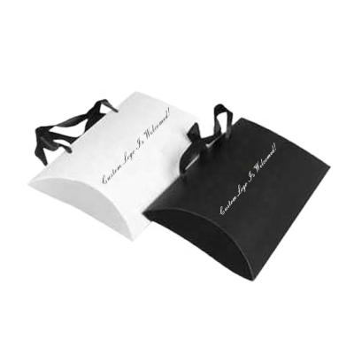 China Black+White Custom Logo Wig Bags Hair Packaging Wig Vendor With Packaging Wigs Packaging Box for sale