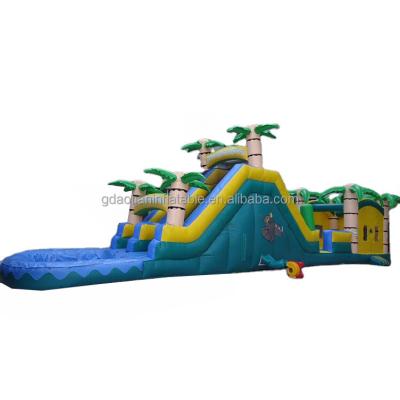 China Home multifunctional inflatable products bounce pad large inflatable pillows for jumping palm tree water slide games china for sale