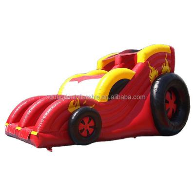 China Durable PVC Inflatable Toys For Children Car China Wet Dry Inflatable Playground Inflatable Slide Combo Slide Amusement Equipments for sale