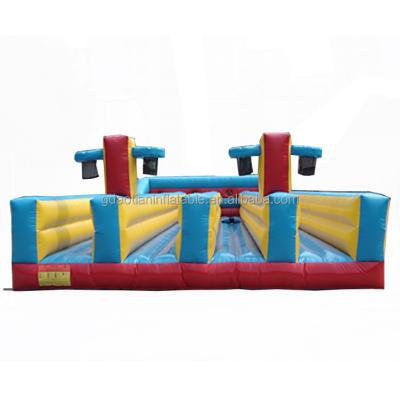 China High Quality And Low Price Indoor Outdoor Inflatable Inflatable Bungee Track Air Track Race Tunnels Pass Customs for sale