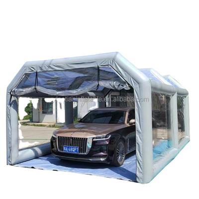 China Car Cover Aotian Factory Specializing Inflatable Tent House For Car Showcase Cover Bubble Show Repair Wash Warehouse Roof More Used for sale