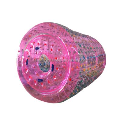 China This is durable factory customized Inflatable Water Rolling Ball Pink PVC Bubble Ball Inflatable Water Walking Rolling Ball for sale