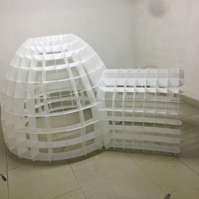 China 2022 New Winter Inflatable Christmas Igloo Backyard Igloo House Dome Tent For Parent Child Rental Restaurant for sale