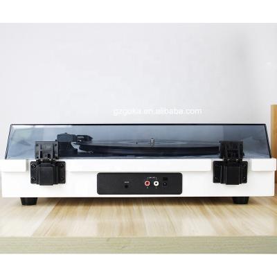 China Portable Retro Built In Stereo Speakers Auxin Vinyl Player With Built In Stereo Speakers 3 Speeds Turntable Record Player for sale