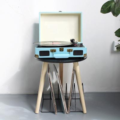 China USB RP-01 Best Selling Style Retro Illuminated Sound System Vinyl Player Vintage Turntable Record Suitcase Gramaphone for sale