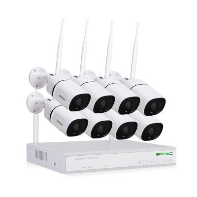 China NIGHT VISION CCTV Set Outdoor Wireless 1080P Wifi Security Camera 8CH NVR Kit HD CCTV Camera System for sale