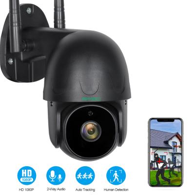 China Hot Sale HD 1080P AI PAN-TILT Motion Wireless Human Auto PTZ CCTV Camera Support SD Tracking Card Storage for sale