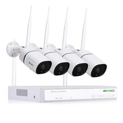 China PAN-TILT Security Camera System 1080P 4ch Wifi NVR Kits Two Way Audio CCTV Kits for sale