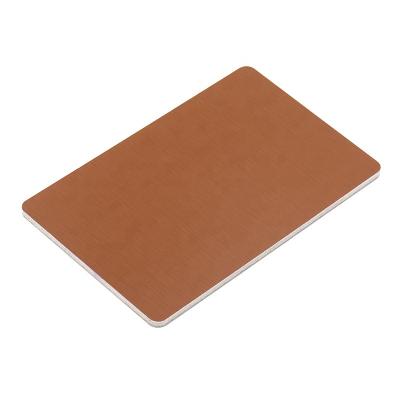 China Hot Selling Fireproof A2 Grade New Wall Clading Brushed Aluminum Composite Panels for sale