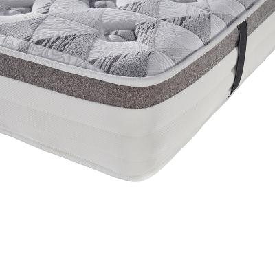 China Compressed vacuum jacquard knitted high resilience soft air foam comfortable bonnel bed frame in a box for sale