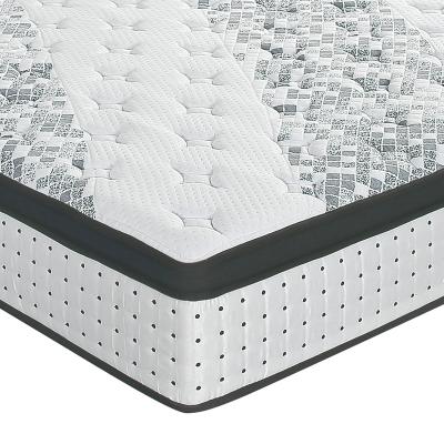 China Mattress King Queen Bedroom Vacuum Roll Packing Double Modern Mattress Bed With Ergonomic 5 Zones Pocket Spring for sale