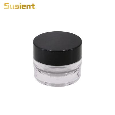 China OEM Customizable Empty Plastic PET Cosmetic Jar Skin Care Cream Cosmetic Jar for sale