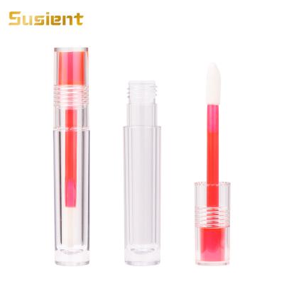 China Custom logo high quality empty transparent cosmetic tube lip gloss container lip gloss lip cosmetic packaging for sale