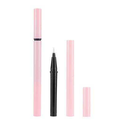 China Low MOQ Free Sample Logo Eyeliner Pen Waterproof Custom Tube Private Label Empty Eyeliner Pencil Tube Container Packaging With Brush for sale