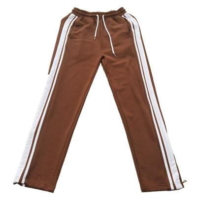 China New Summer Straight Loose Sports Long Pants Spring And Stripe Breathable Casual Side Pants Trend Side for sale