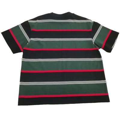 China Custom made QUICK DRY oversized unisex white stripe 100 high quality cotton shirts with own logo print for sale