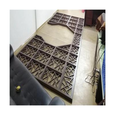 China CLASSIC Spray Painting Metal Grill Screen Partition Aluminum Alloy Screen Grill for sale