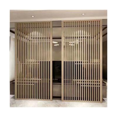 China Manufacturers CLASSIC Custom Size Metal Partition Decorative Aluminum Alloy Screen Lattice for sale