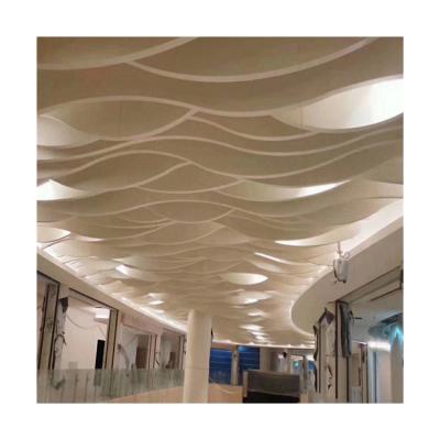 China U-shaped curved aluminum square ceiling paint groove aluminum alloy building materials passage baking price for sale