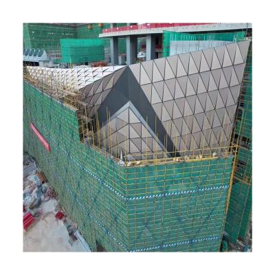 China Modern High Quality Custom Aluminum Sheet Cladding Veneer Fashion Design Factory Curtain Wall for sale